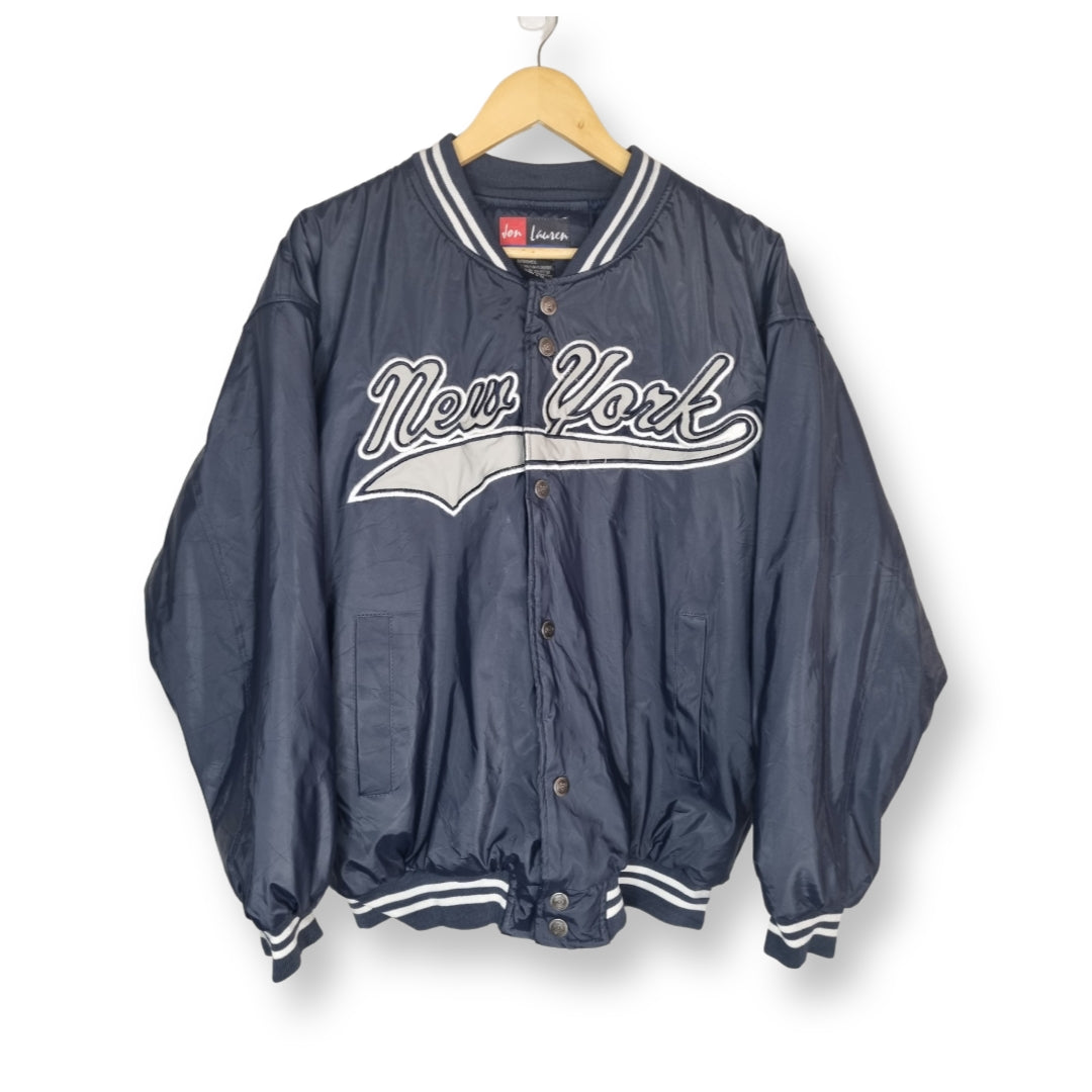 Classy New York Bombers Jacket Oversized Medium
