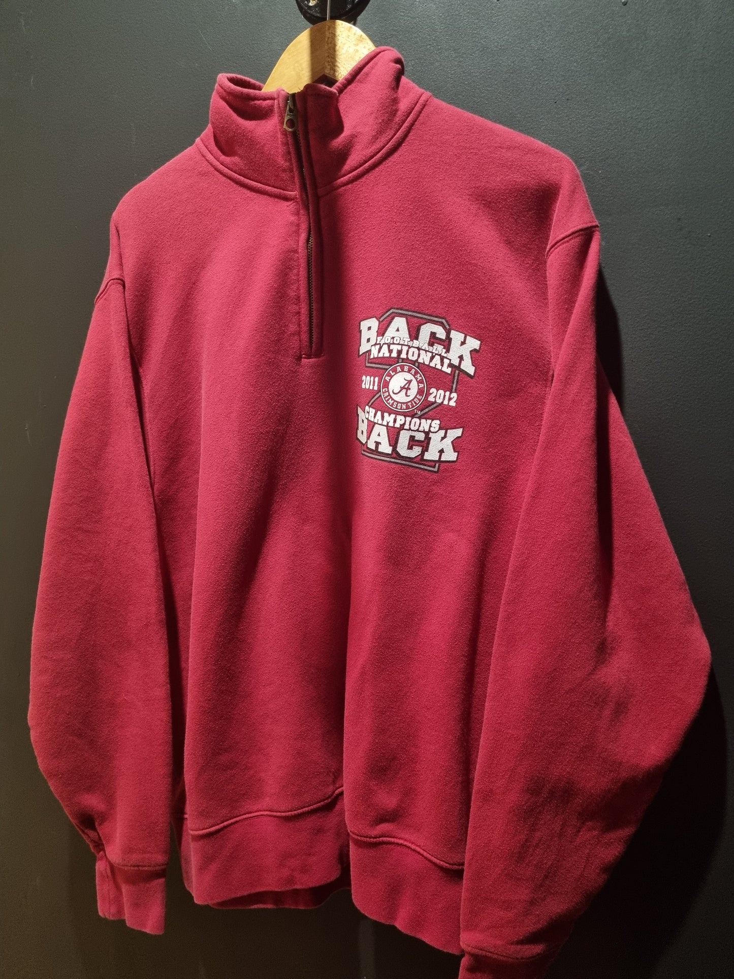 Alabama Crimson Tide 2011-2012 Back to Back Champions Made in USA Large