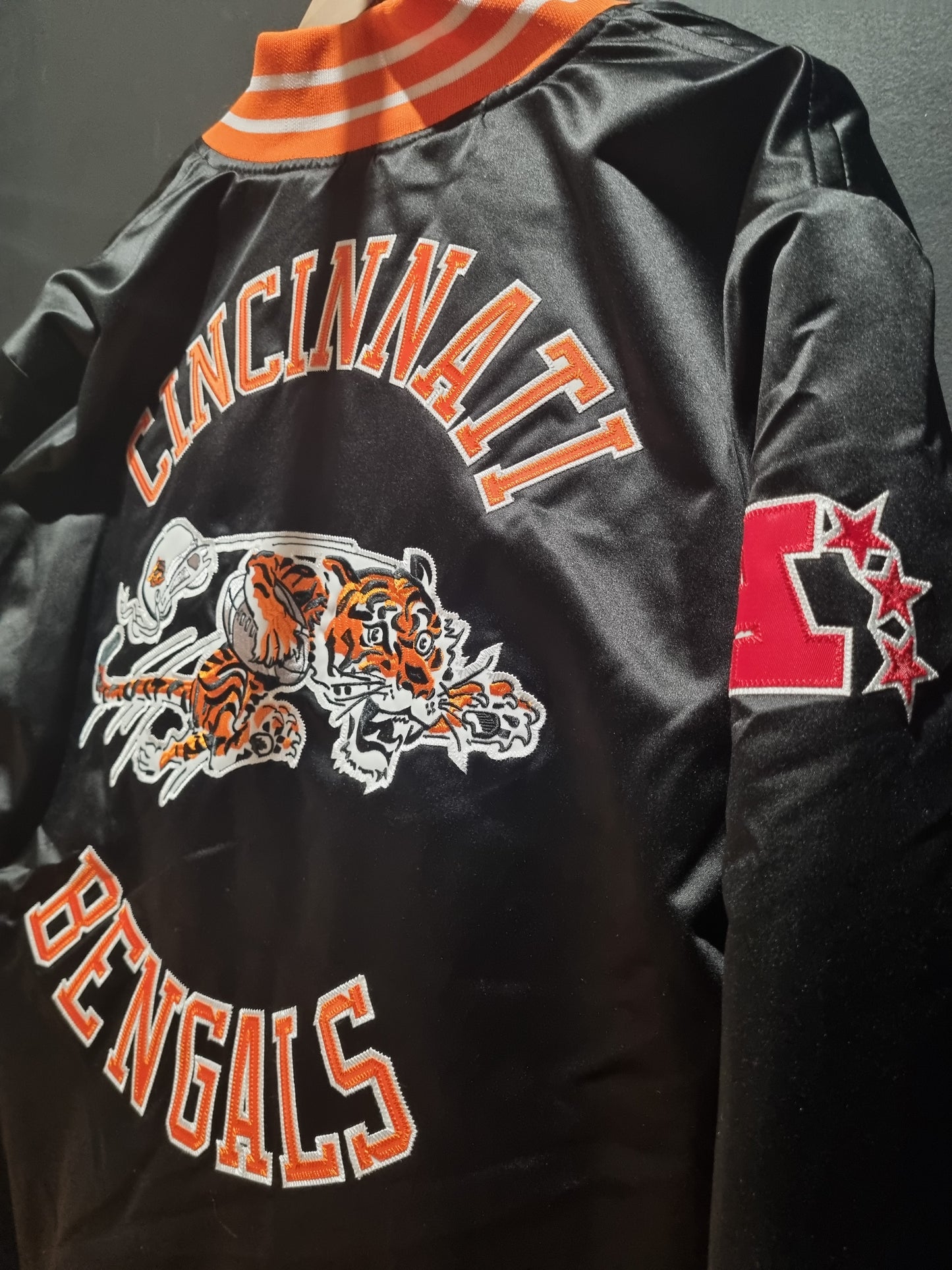 Cincinnati Bengals Satin Bombers Mitchell & Ness XL