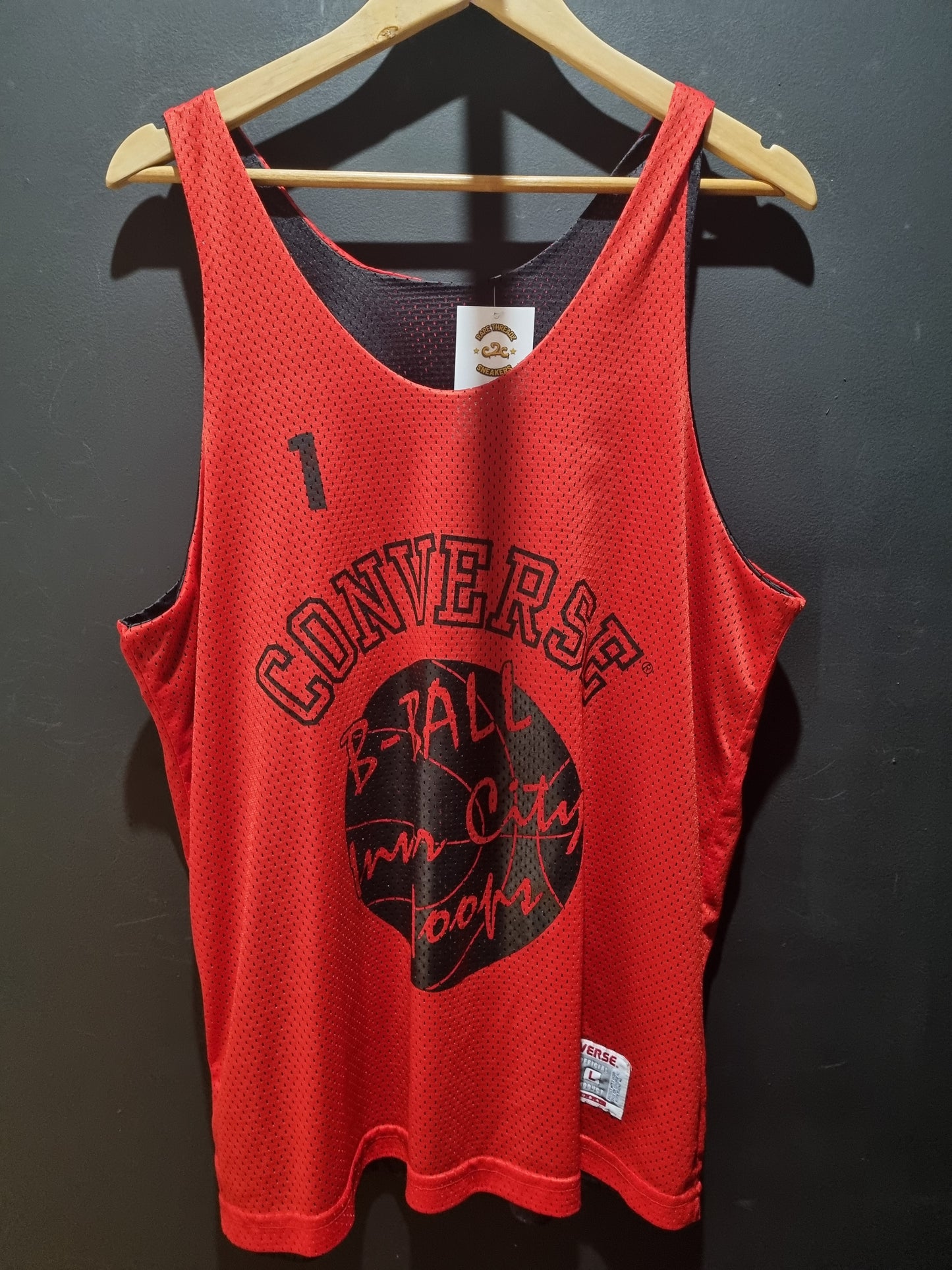 Rare Reversible Converse Bball Hoop Jersey Medium