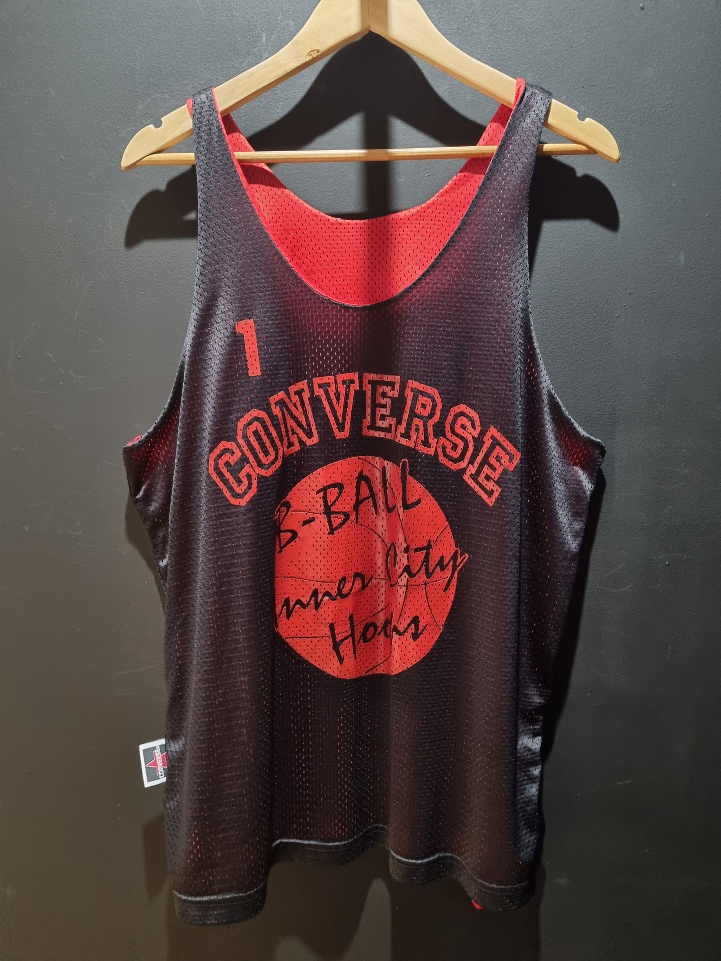 Rare Reversible Converse Bball Hoop Jersey Medium