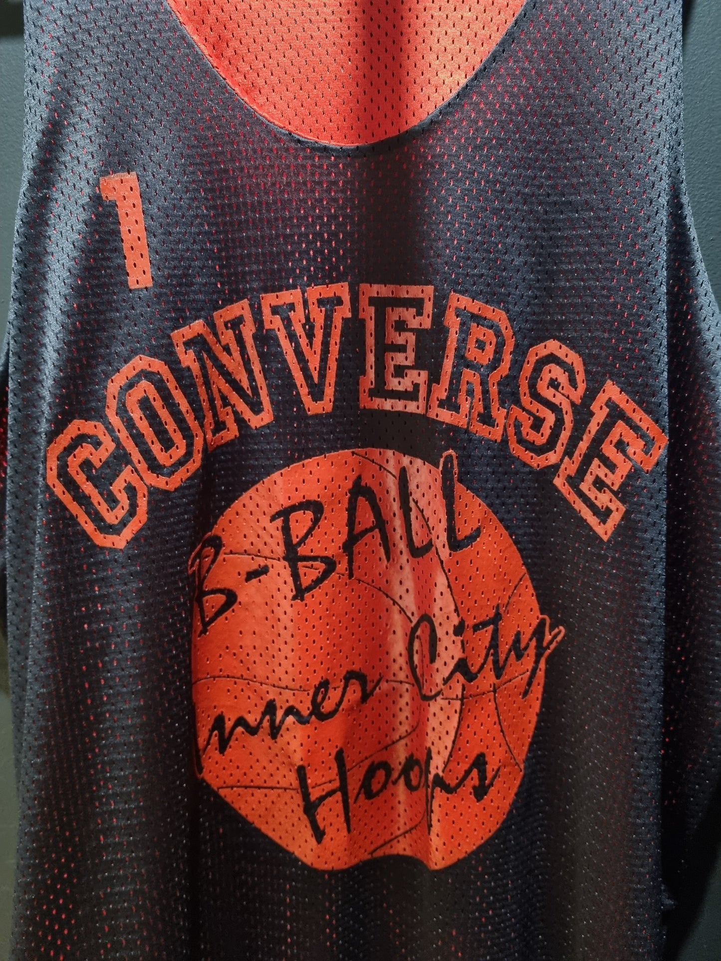 Rare Reversible Converse Bball Hoop Jersey Medium