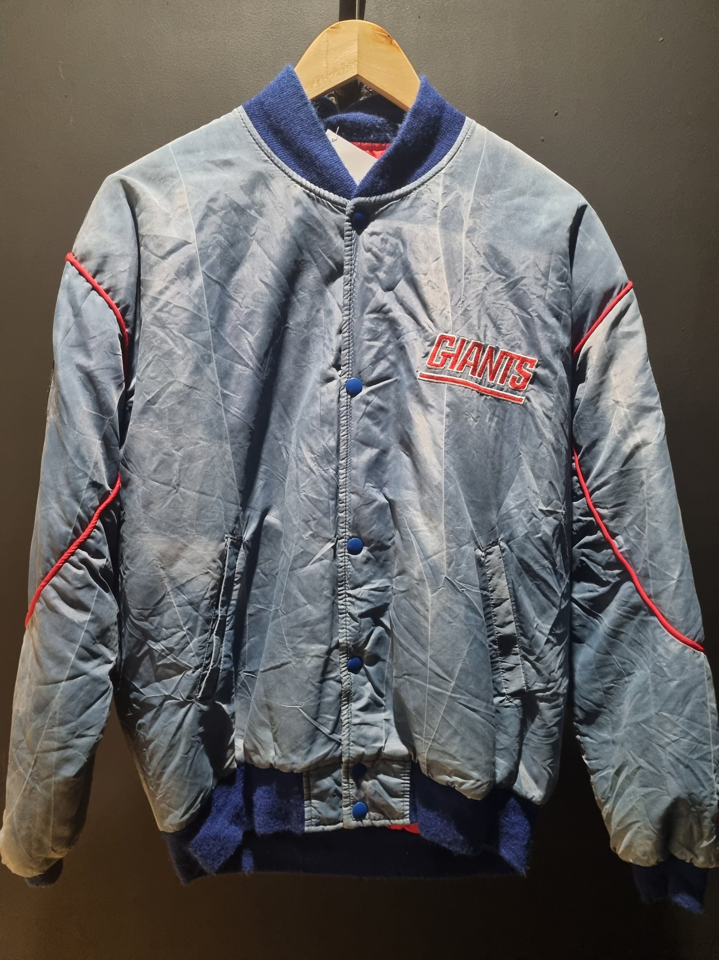 NY Giants Starter Bombers Jacket Medium