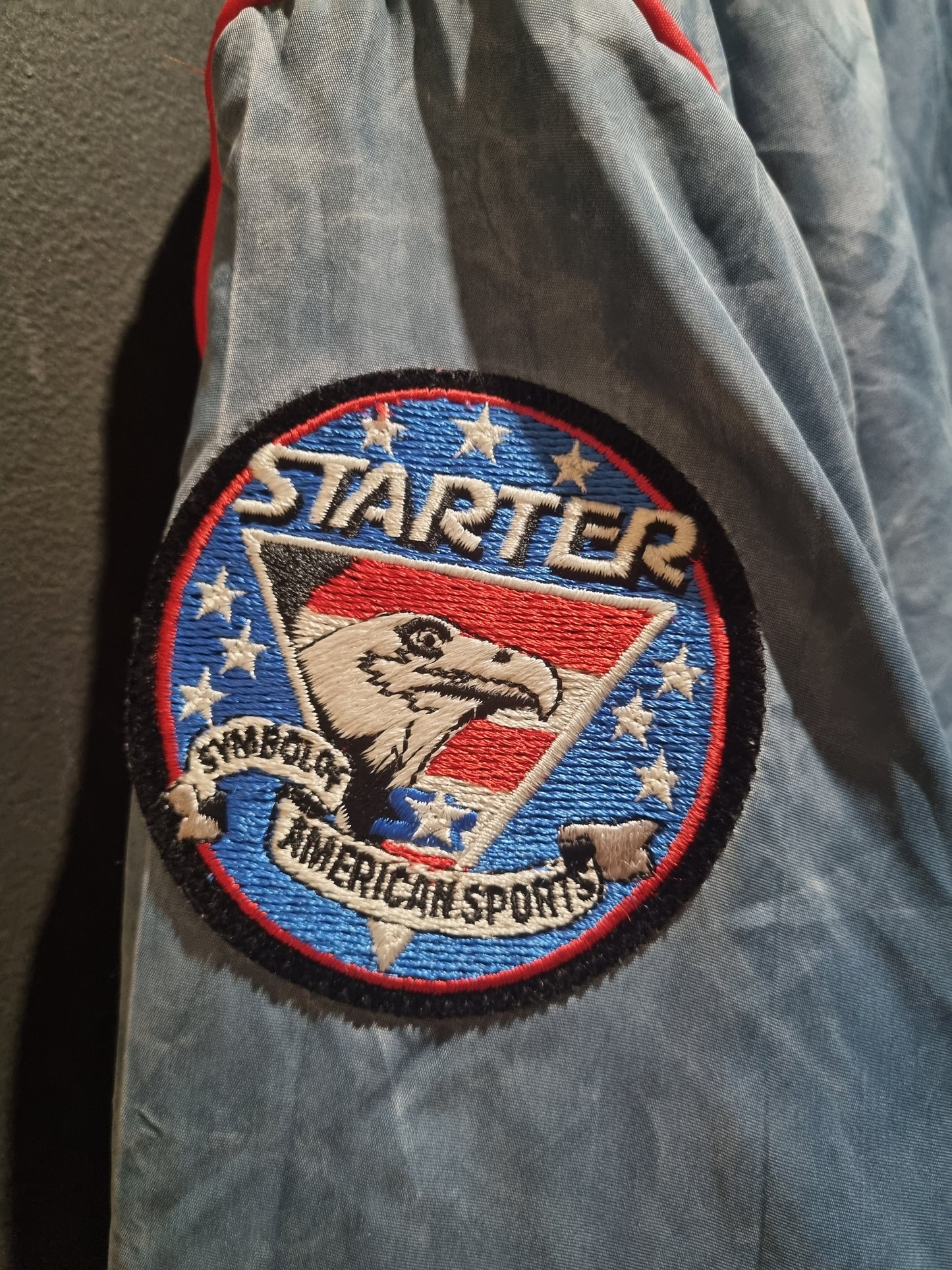 NY Giants Starter Bombers Jacket Medium
