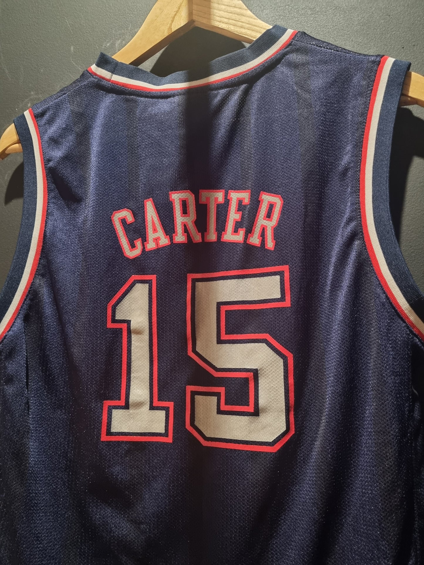 New Jersey Vince Carter Reebok Youth Large