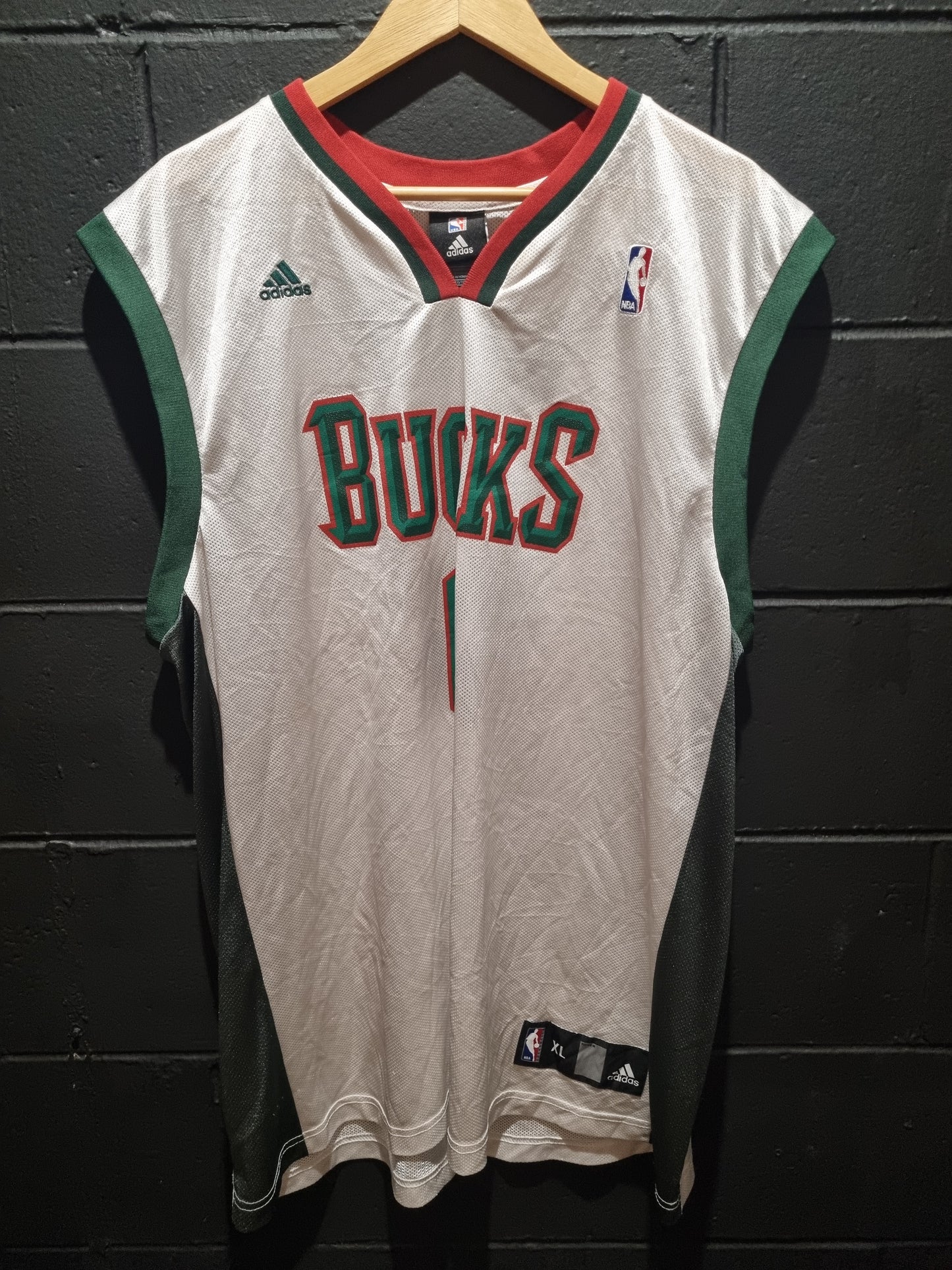 Bucks Andrew Bogut Adidas XL