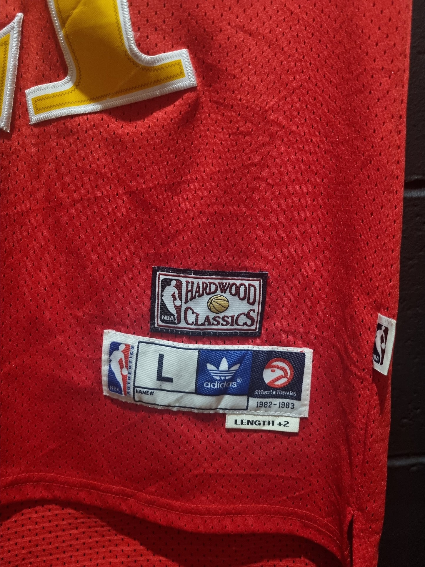 Atlanta Hawks Wilkins Hardwood Classics Adidas Large