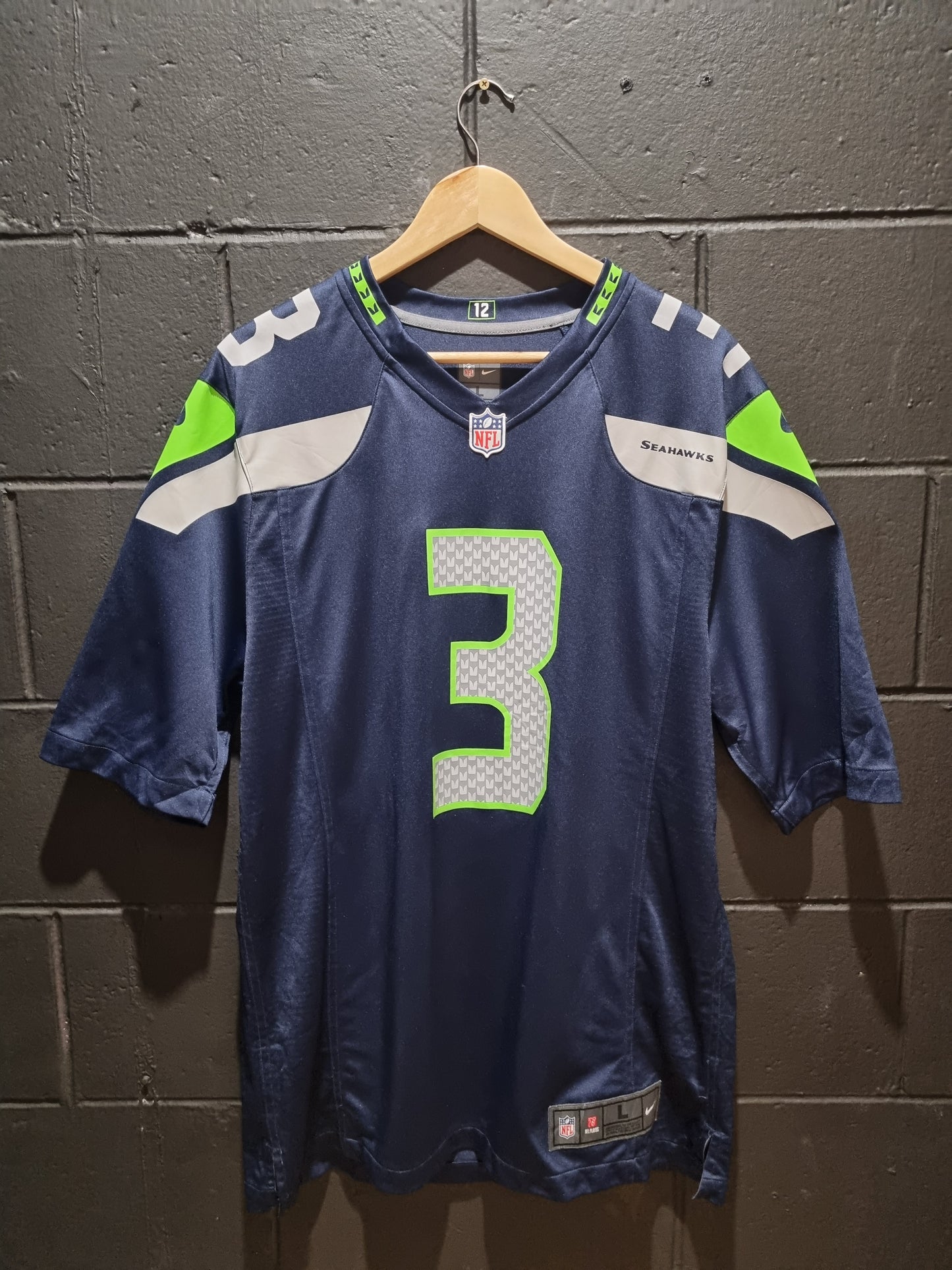 Seattle Seahawks Wilson Nike On Field Large