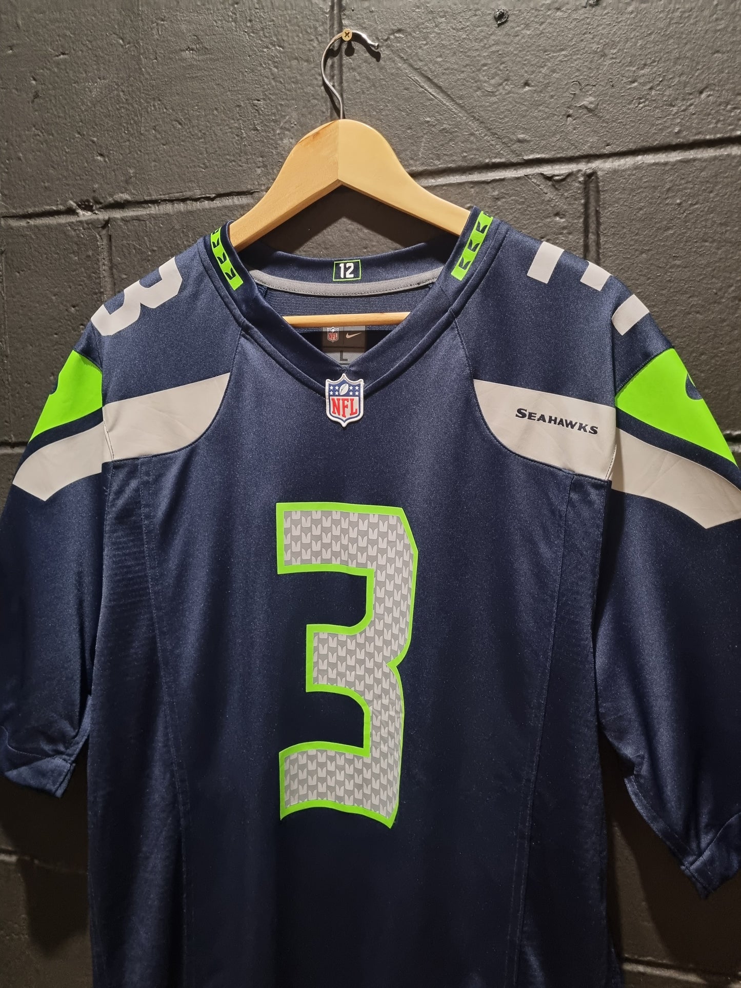 Seattle Seahawks Wilson Nike On Field Large