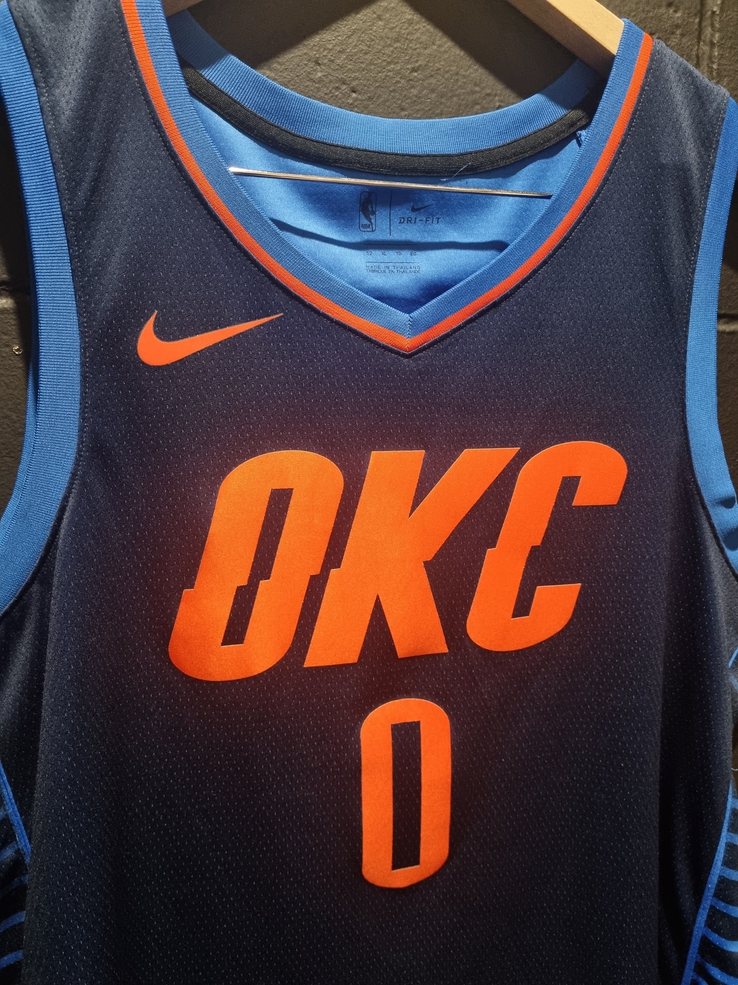 OKC Thunder Westbrook Nike Swingman XL