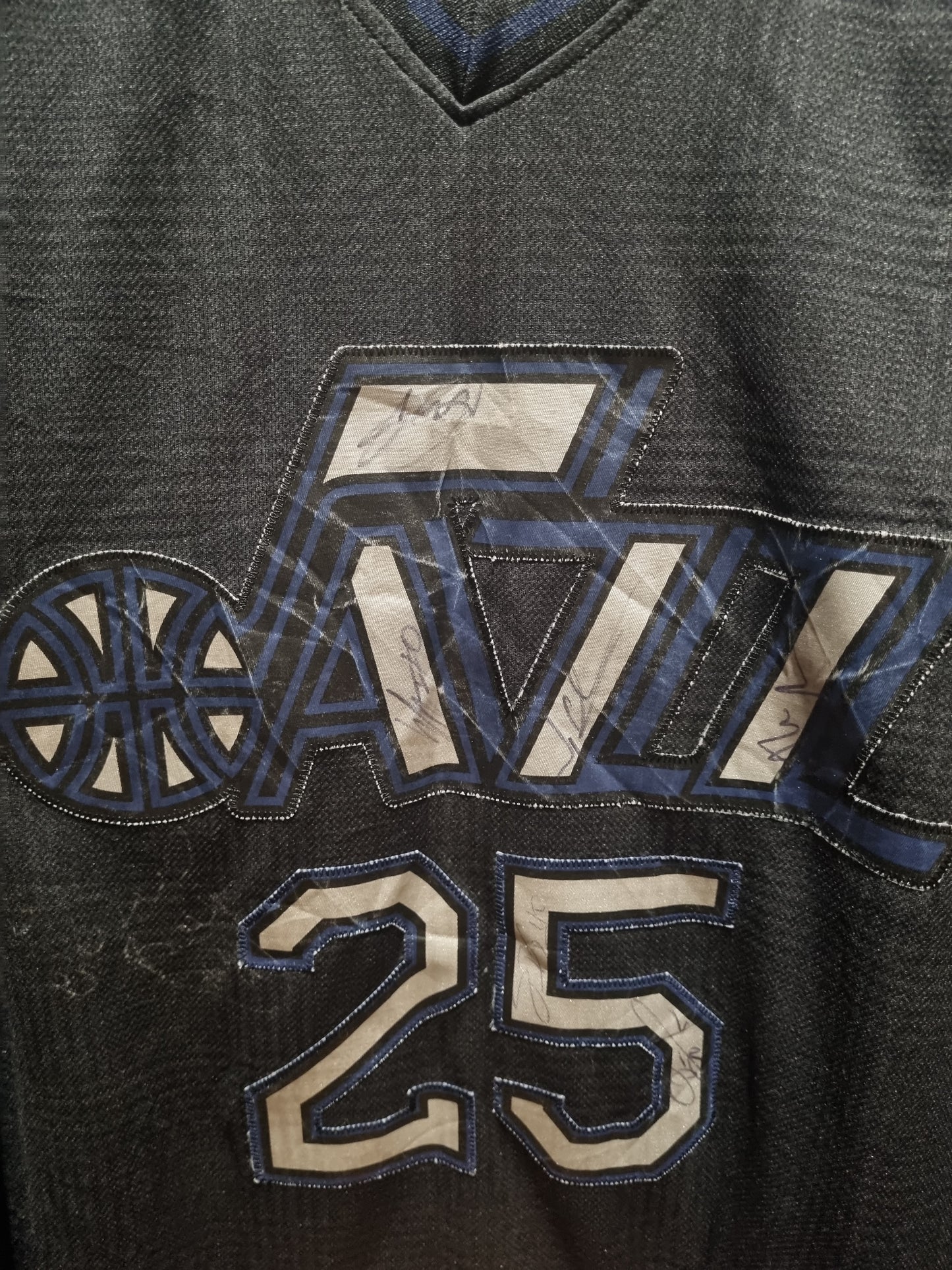 Utah Jazz Jefferson Signed Adidas XXL