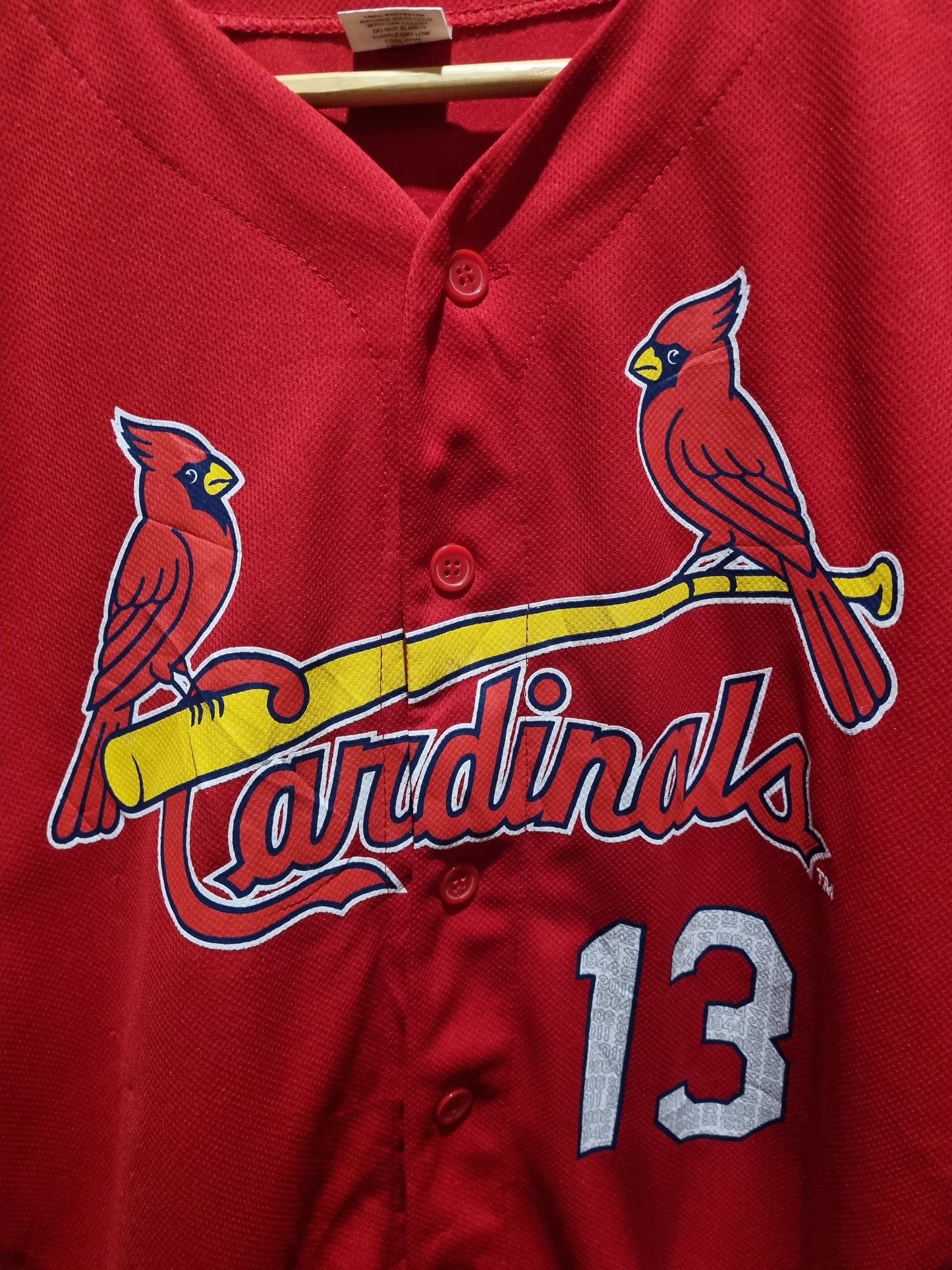 St Louis Cardinals Carpenter Powerade Replica Youth L / Adult XS