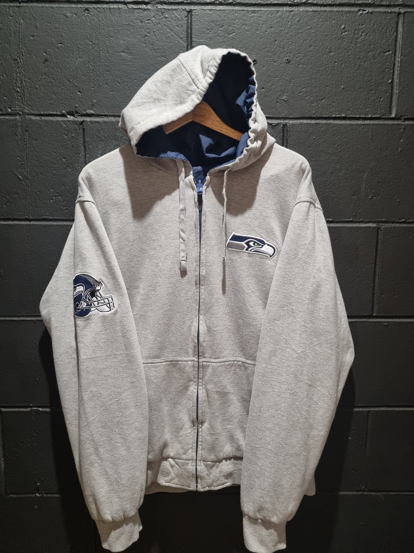 Reversible Seattle Seahawks Jacket Large