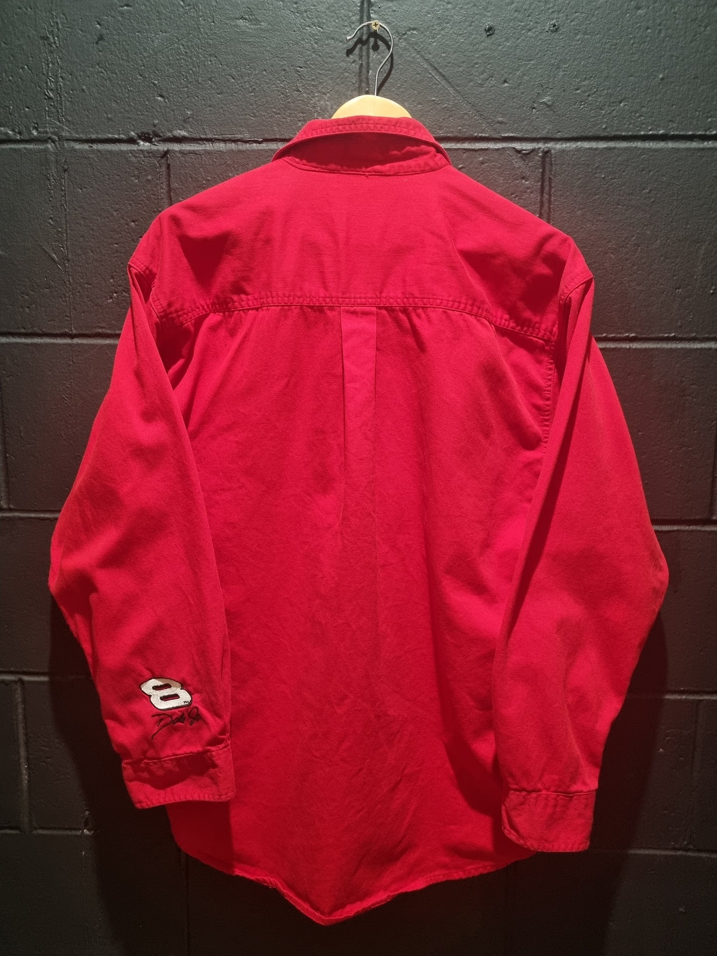 Budweiser Racing Dale Earnhardt Jr Denim Flannel Large
