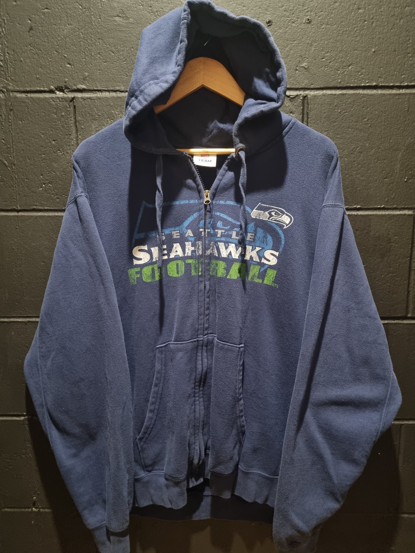 Seattle Seahawks Zipped Hoodie 2XL