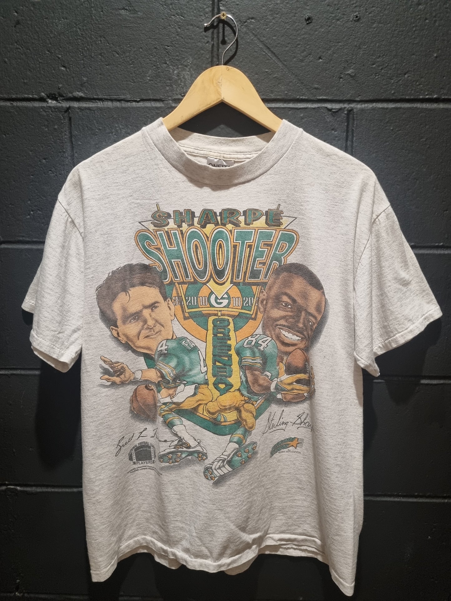 Green Bay Packers Favre and Sharpe Power Oneita Medium