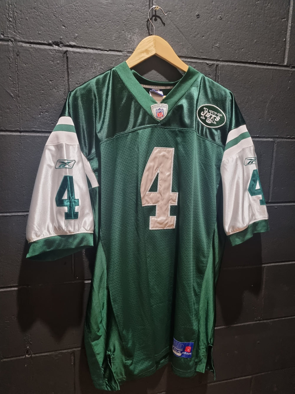 New York Jets Favre Reebok XL