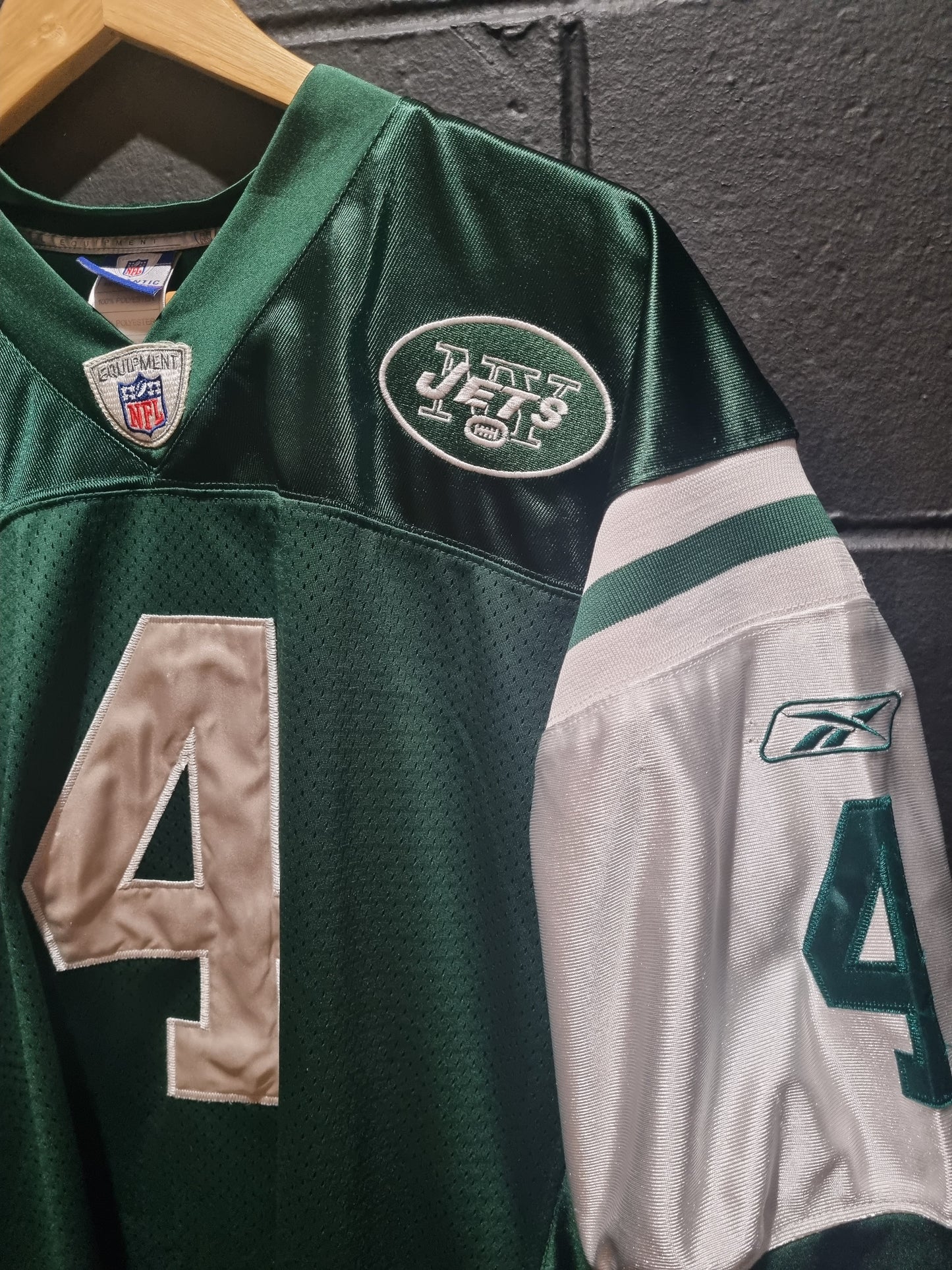 New York Jets Favre Reebok XL