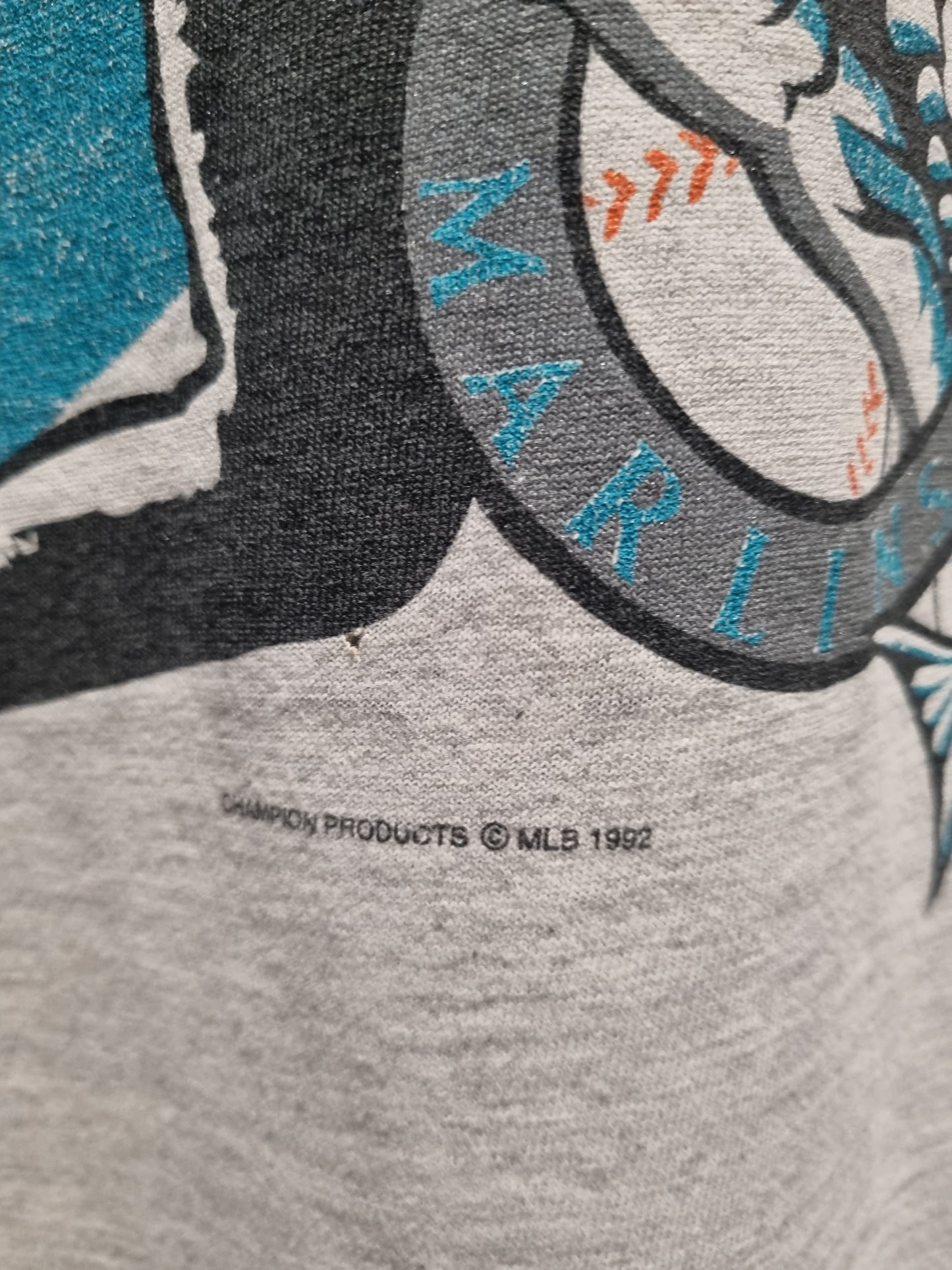True Vintage Florida Marlins 1992 Heavy Weight Hanes XL