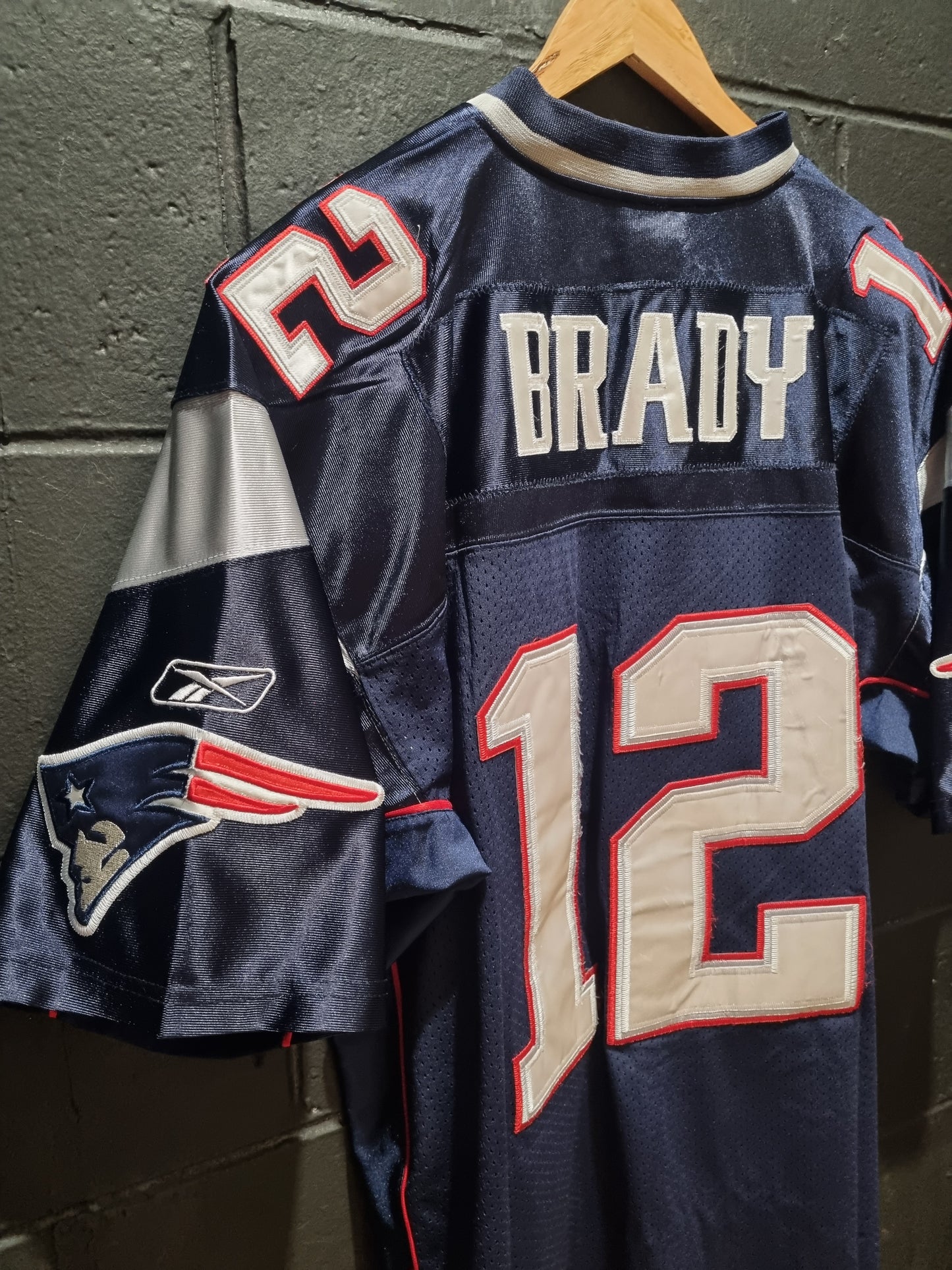 New England Patriots Tom Brady Super Bowl XLII Reebok XL