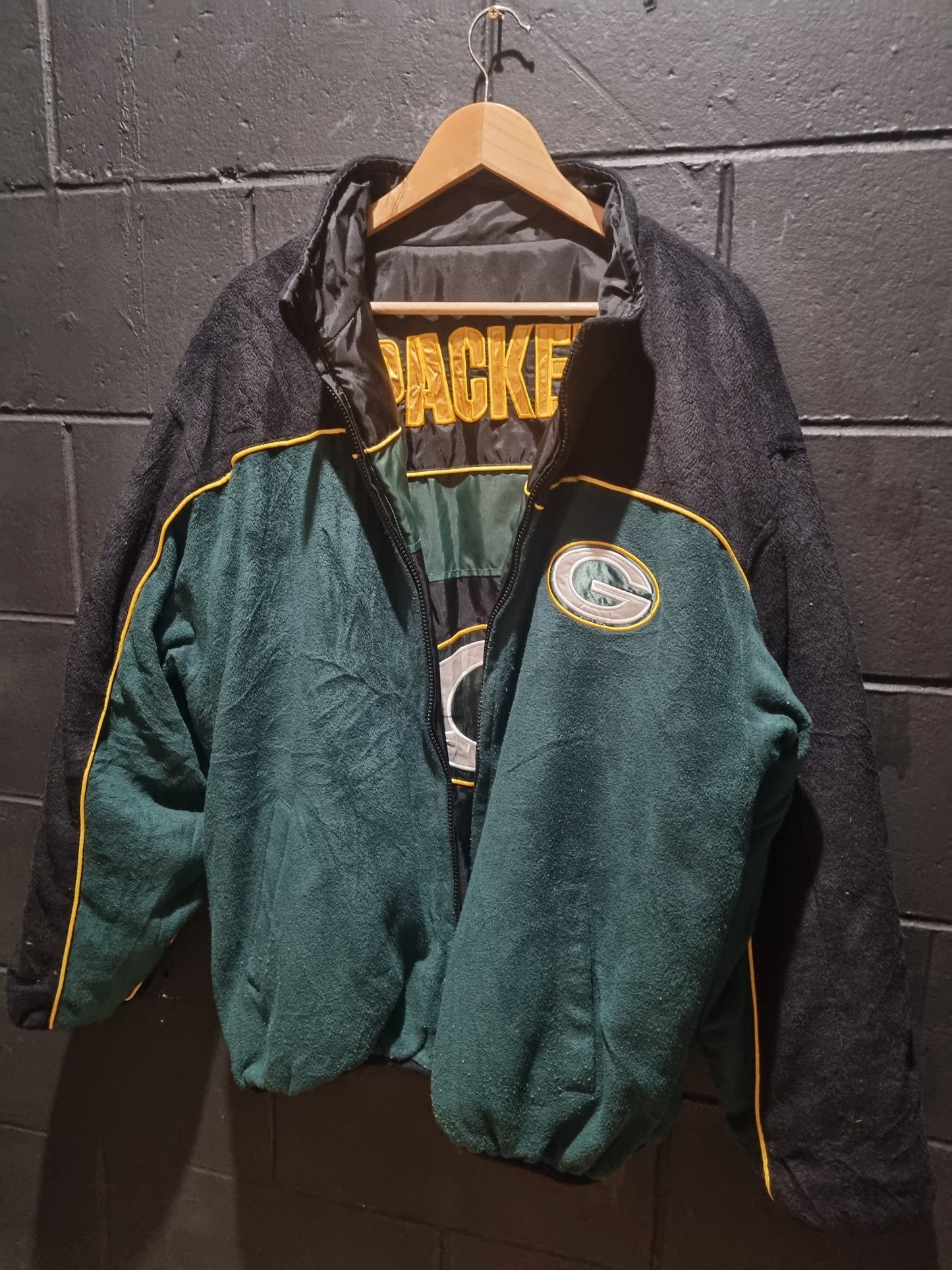 Green Bay Packers Reversible Oversized Jacket 2XL