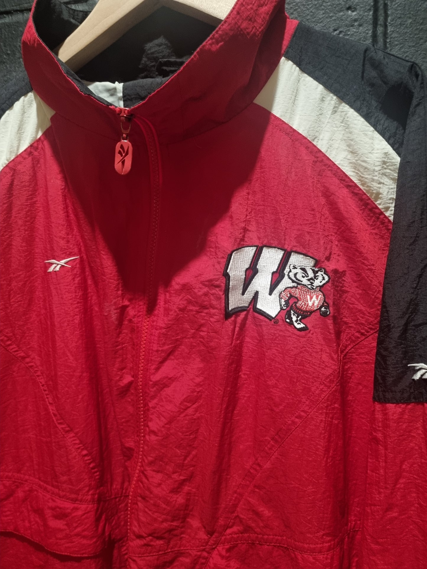 Wisconsin Badgers Reebok Track Jacket XXL