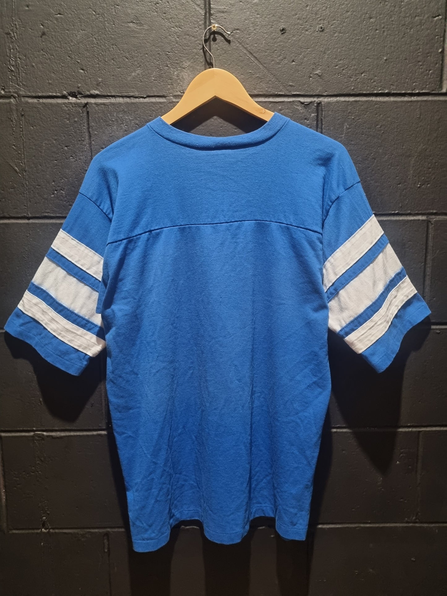 Seattle Seahawks V-Line Jersey Tee Logo7 Made in USA Large
