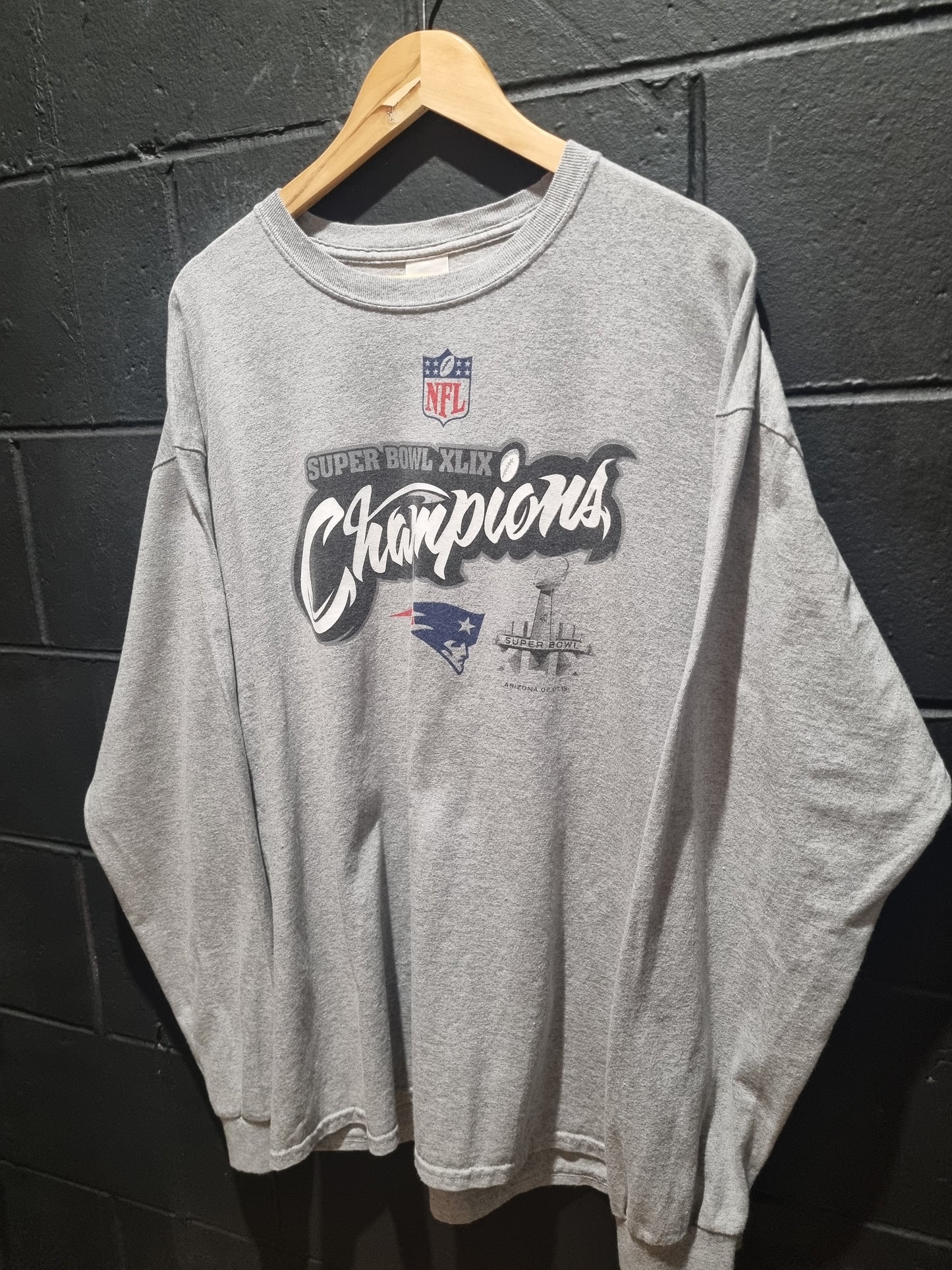 New England Patriots Super Bowl XLIX Sweatshirt XL