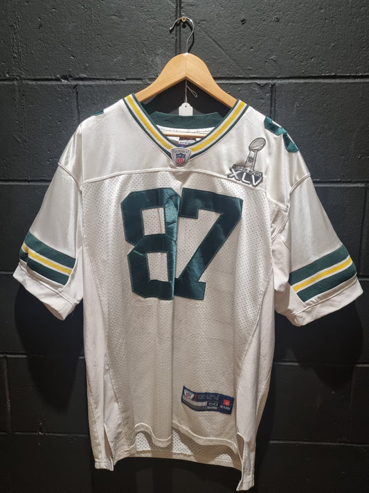 Green Bay Packers Nelson Super Bowl XLV Reebok XL