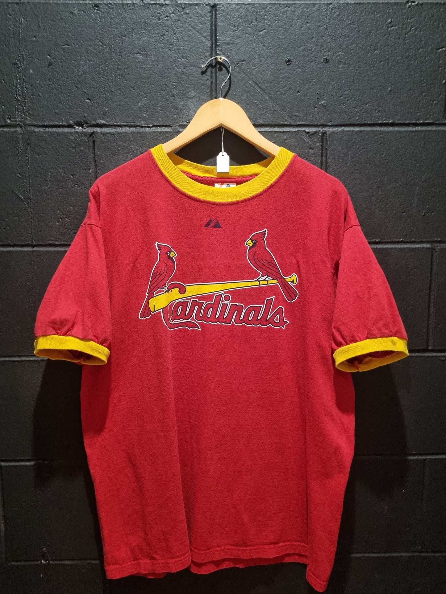 St Louis Cardinals Crew Neck Wide Sleeves Made in USA XL