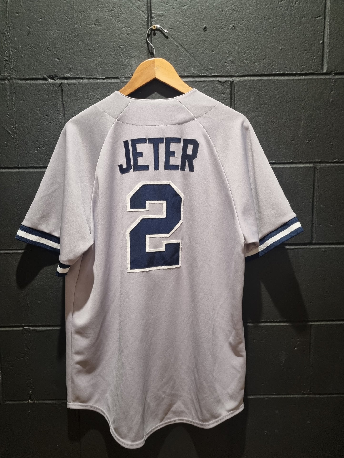 New York Yankees Jeter True Vintage Majestic Large