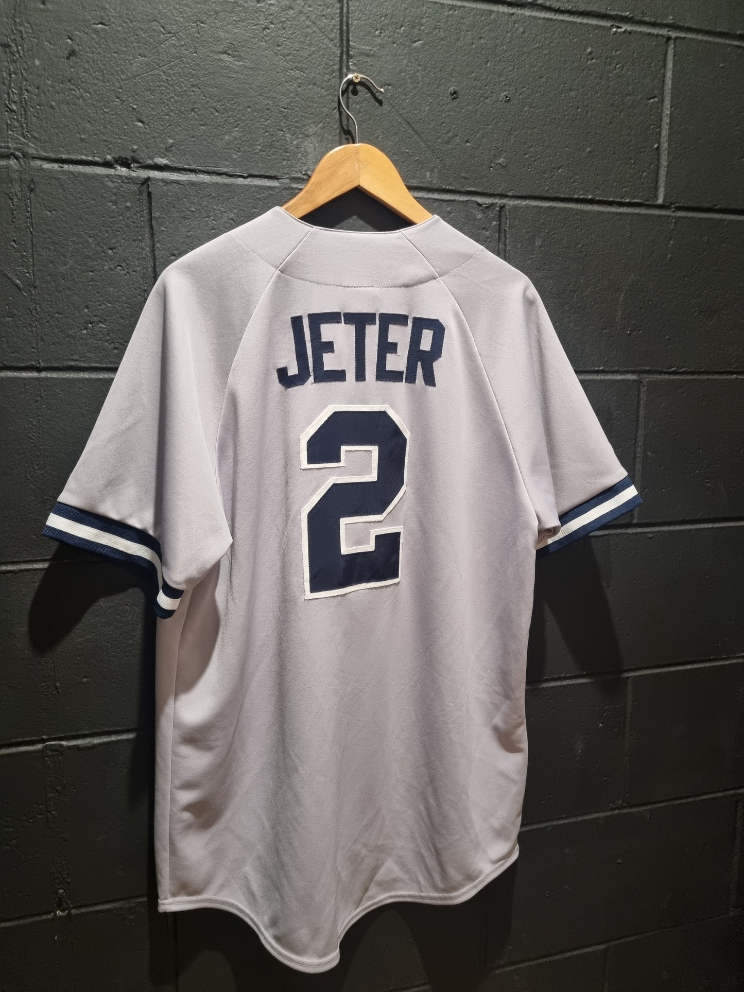 New York Yankees Jeter True Vintage Majestic Large