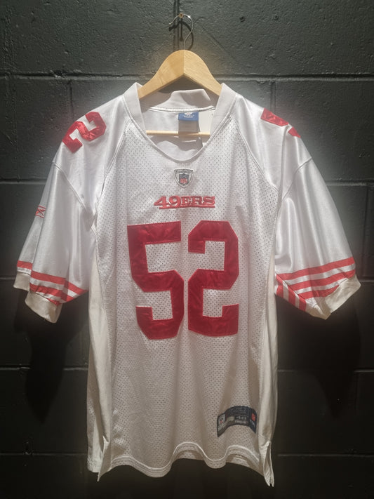 Vintage 49ers Patrick Willis  Reebok Large