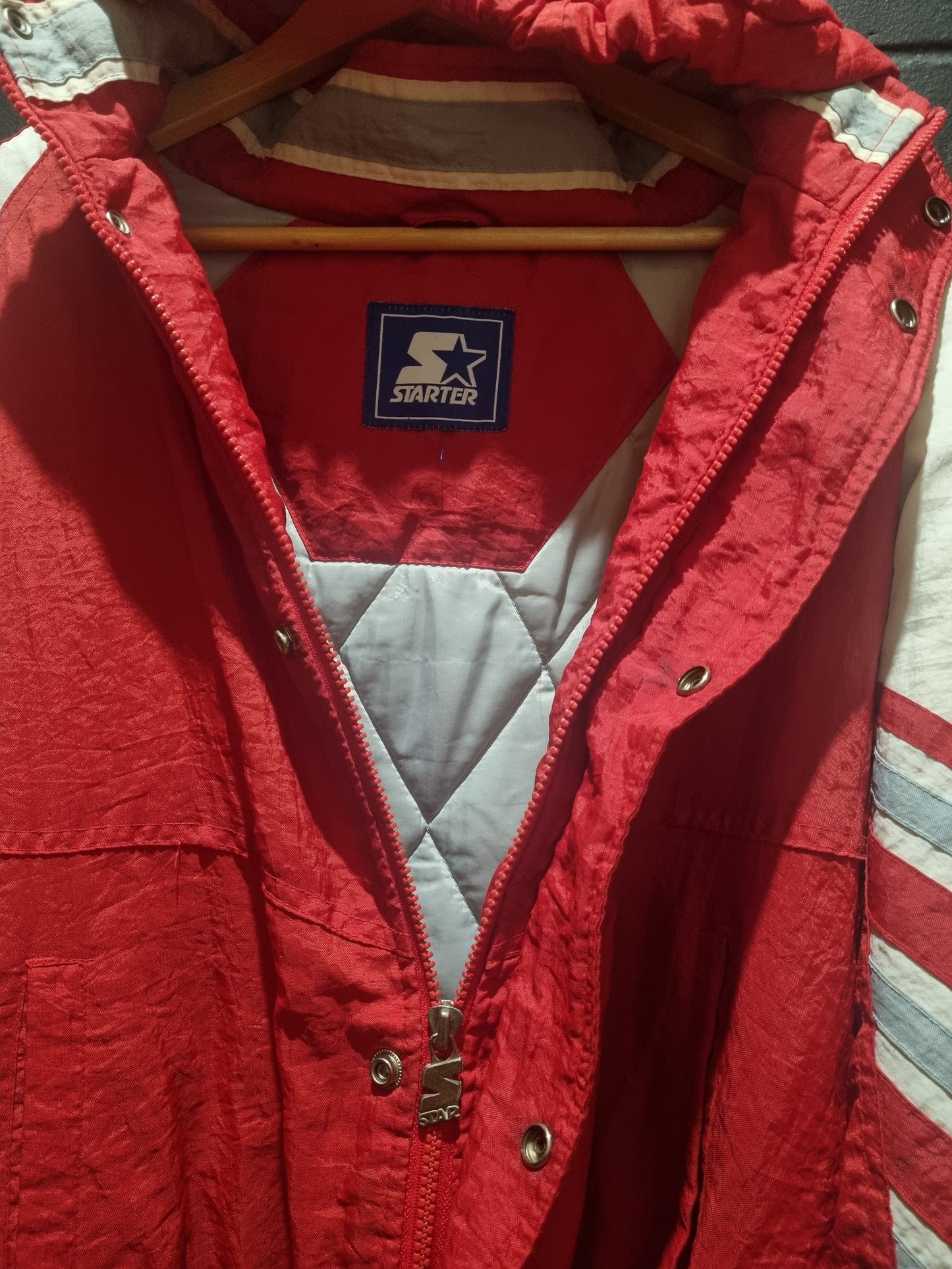 True Vintage Ohio State Buckeyes Starter Oversized Puffer Jacket Medium