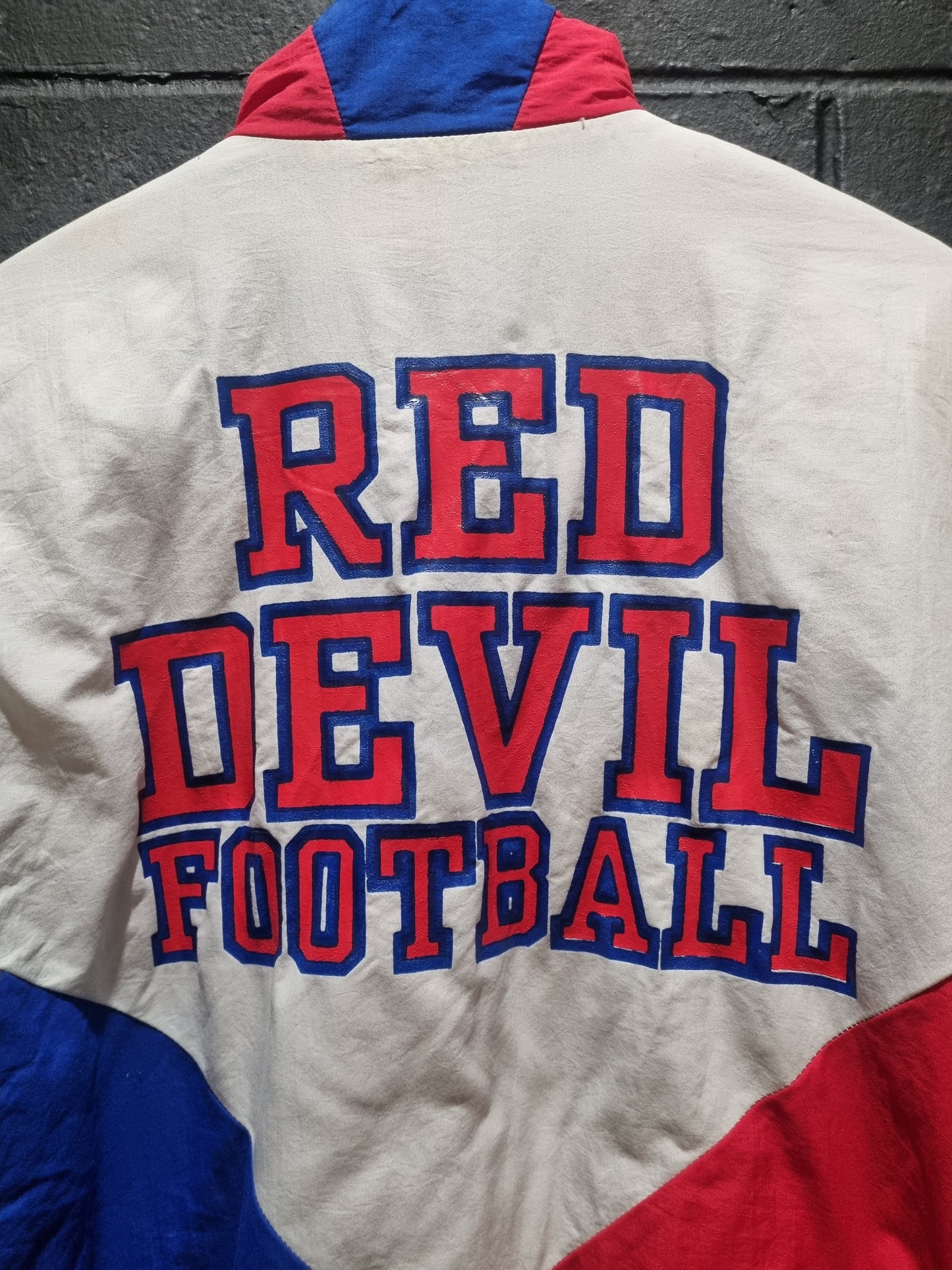 Burlington Pride Red Devil Football Team Made in USA 2XL