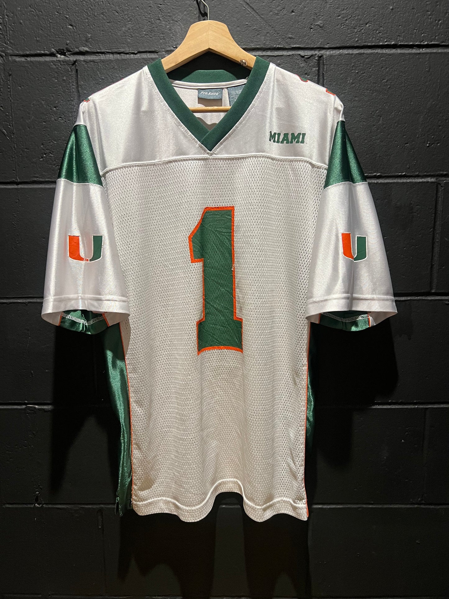 Miami Hurricanes NCAA #1 Jersey Medium