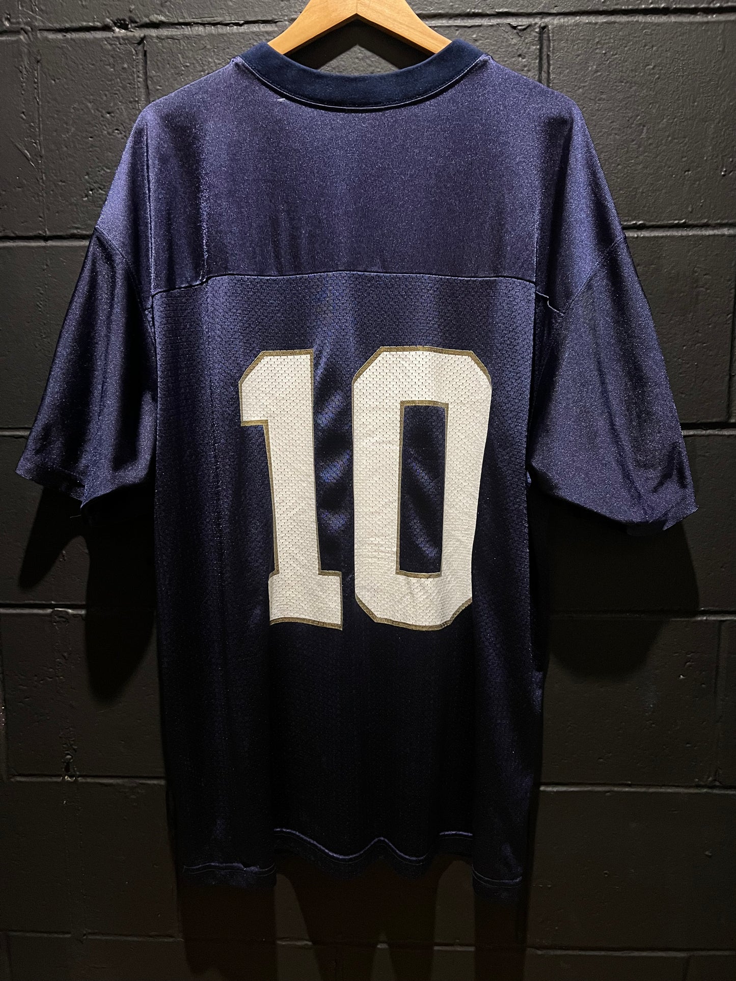 Notre Dame Adidas Regular Season NCAA Jersey #10 2XL
