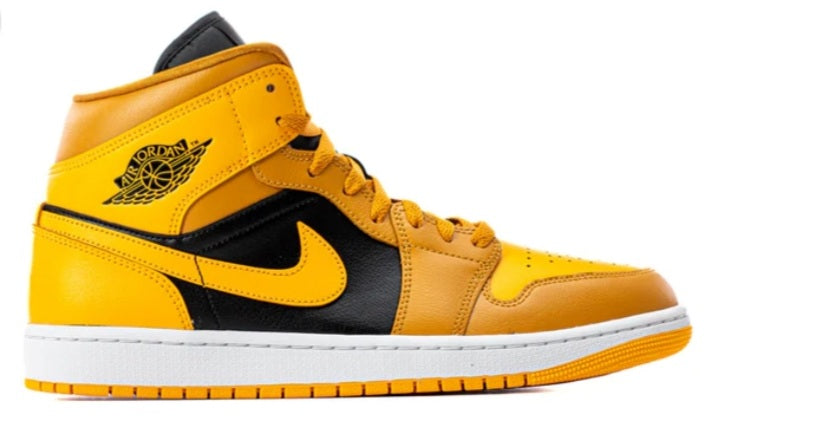 Air Jordan 1 Mid Chutney Taxi Black