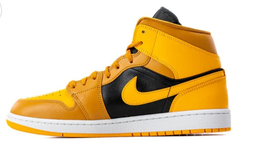 Air Jordan 1 Mid Chutney Taxi Black