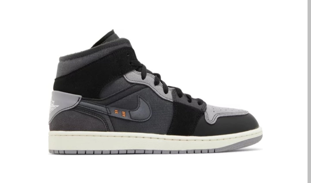 Air Jordan 1 Mid Se Craft Graphite