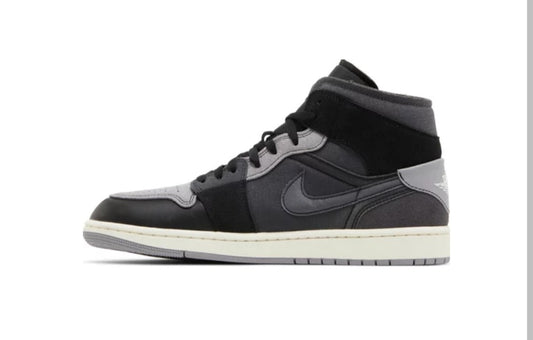 Air Jordan 1 Mid Se Craft Graphite