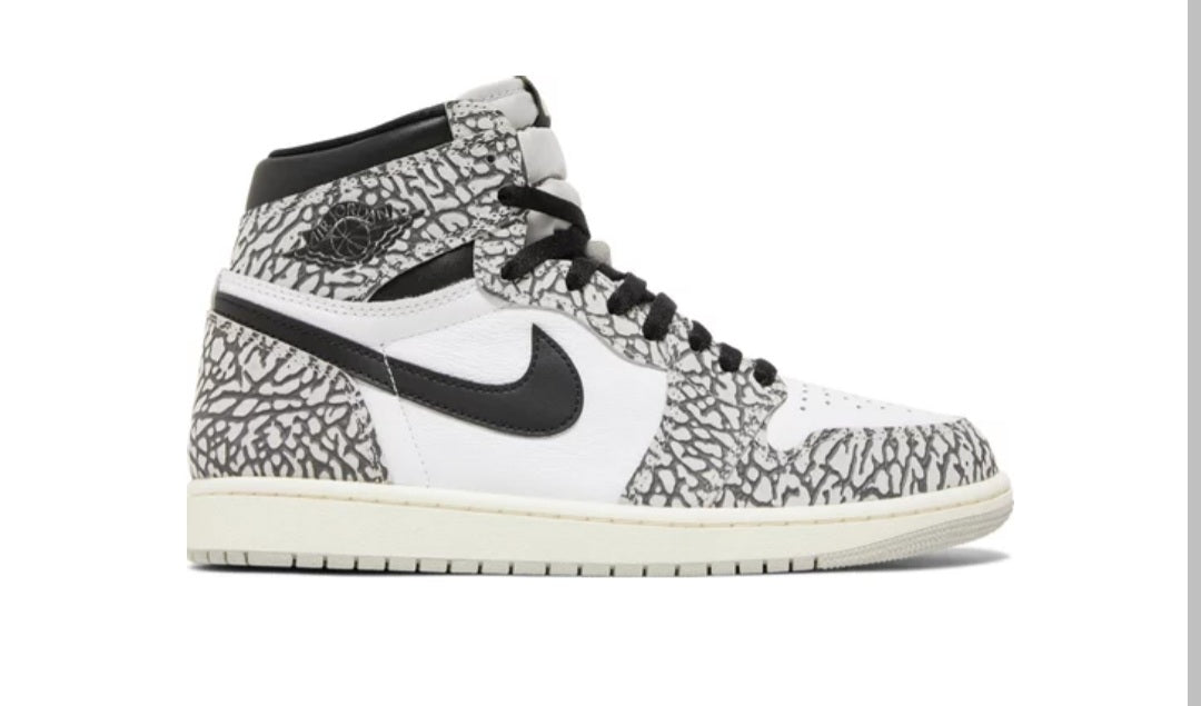 Jordan 1 Retro High OG White Cement
