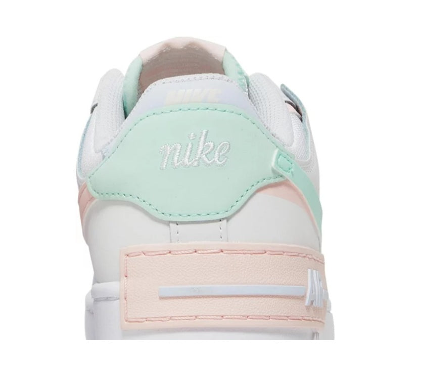 Women Nike Air Force 1 Shadow White Atmosphere Mint Foam