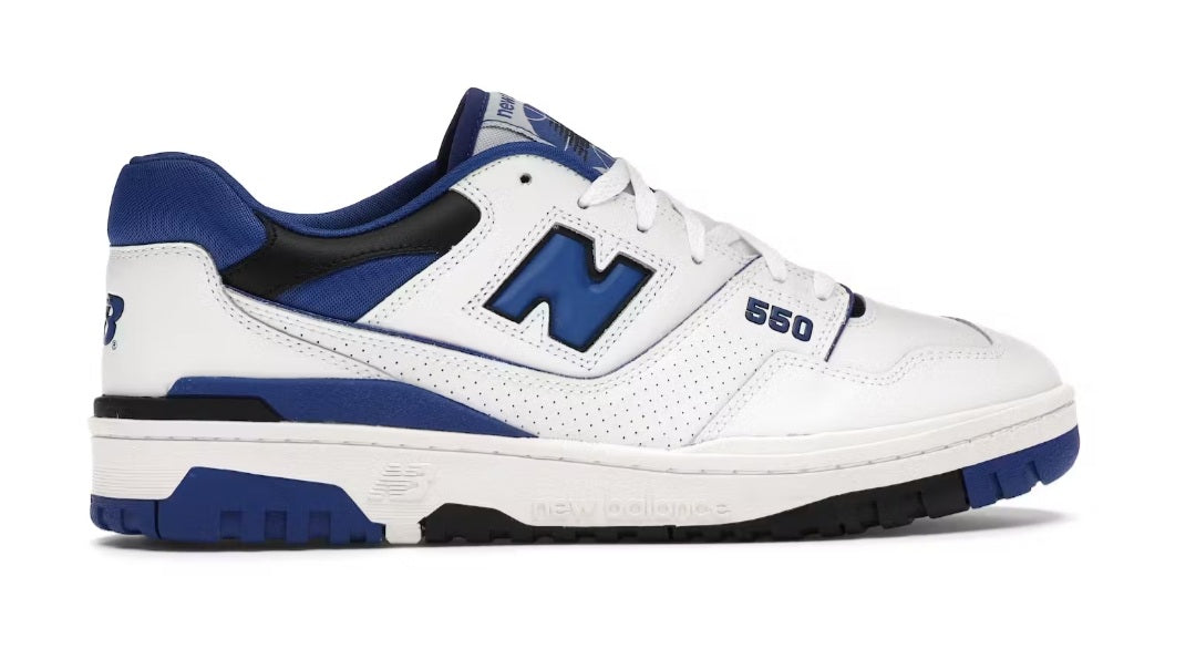 New Balance 550 White Blue Team Royal
