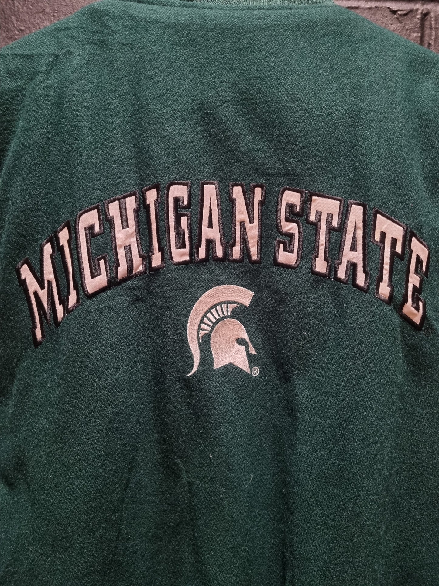 True Vintage Michigan State Spartans Logo Athletic Letterman Jacket XL