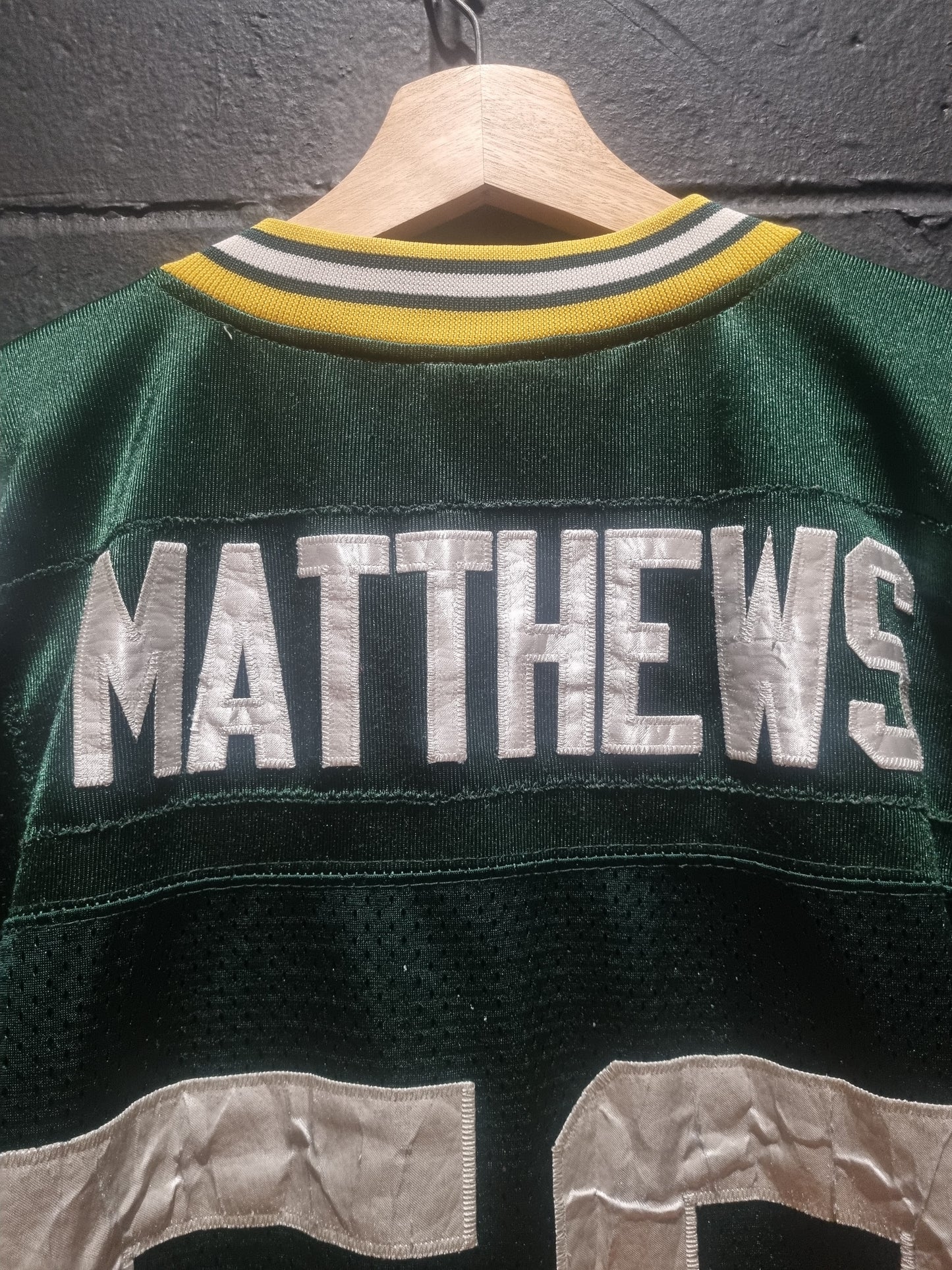 Green Bay Packers Matthews On Field Reebok 50 / Large