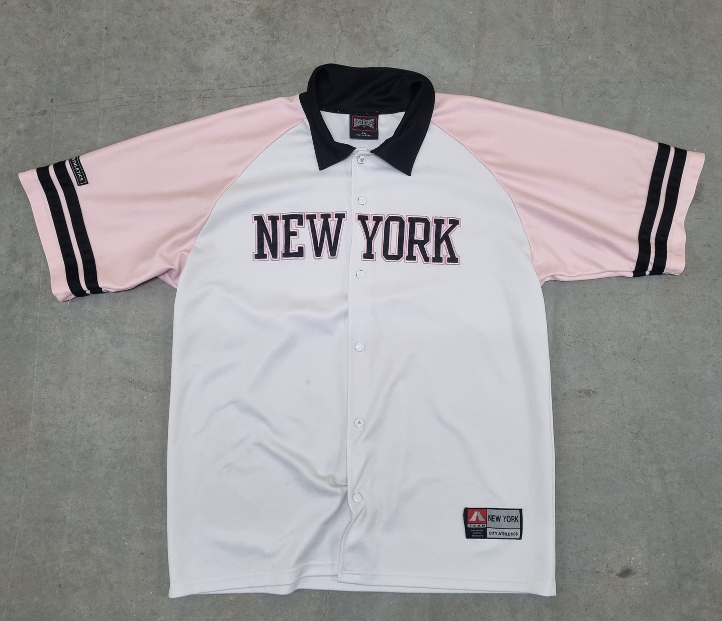 New York Pink Baseball Jersey Made in Korea 2XL