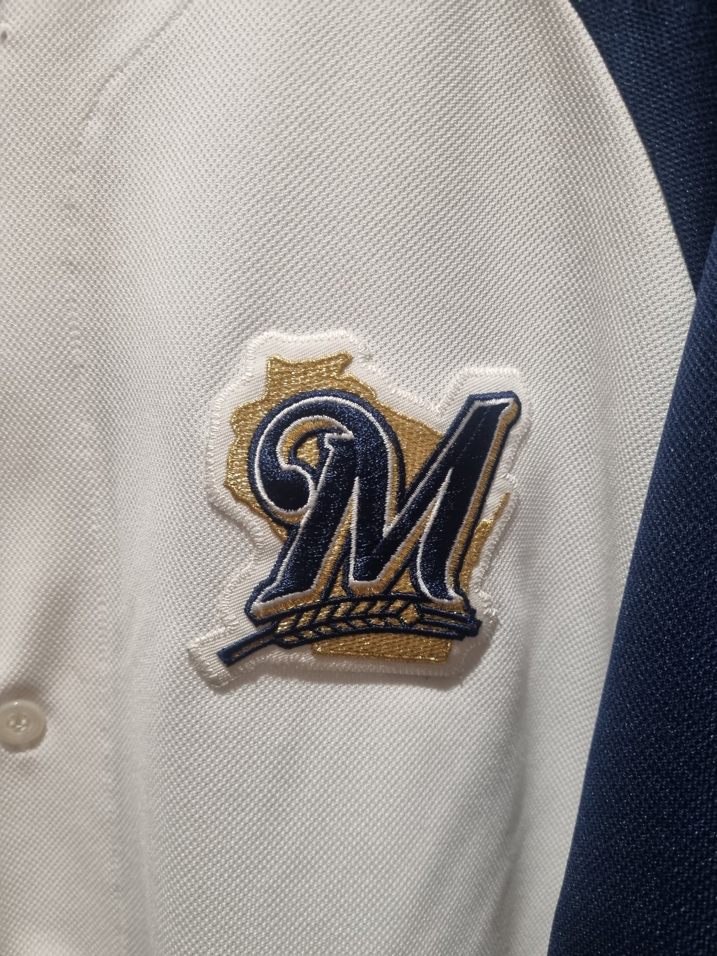 Milwaukee Brewers Zach Greinke Replica Majestic 2XL