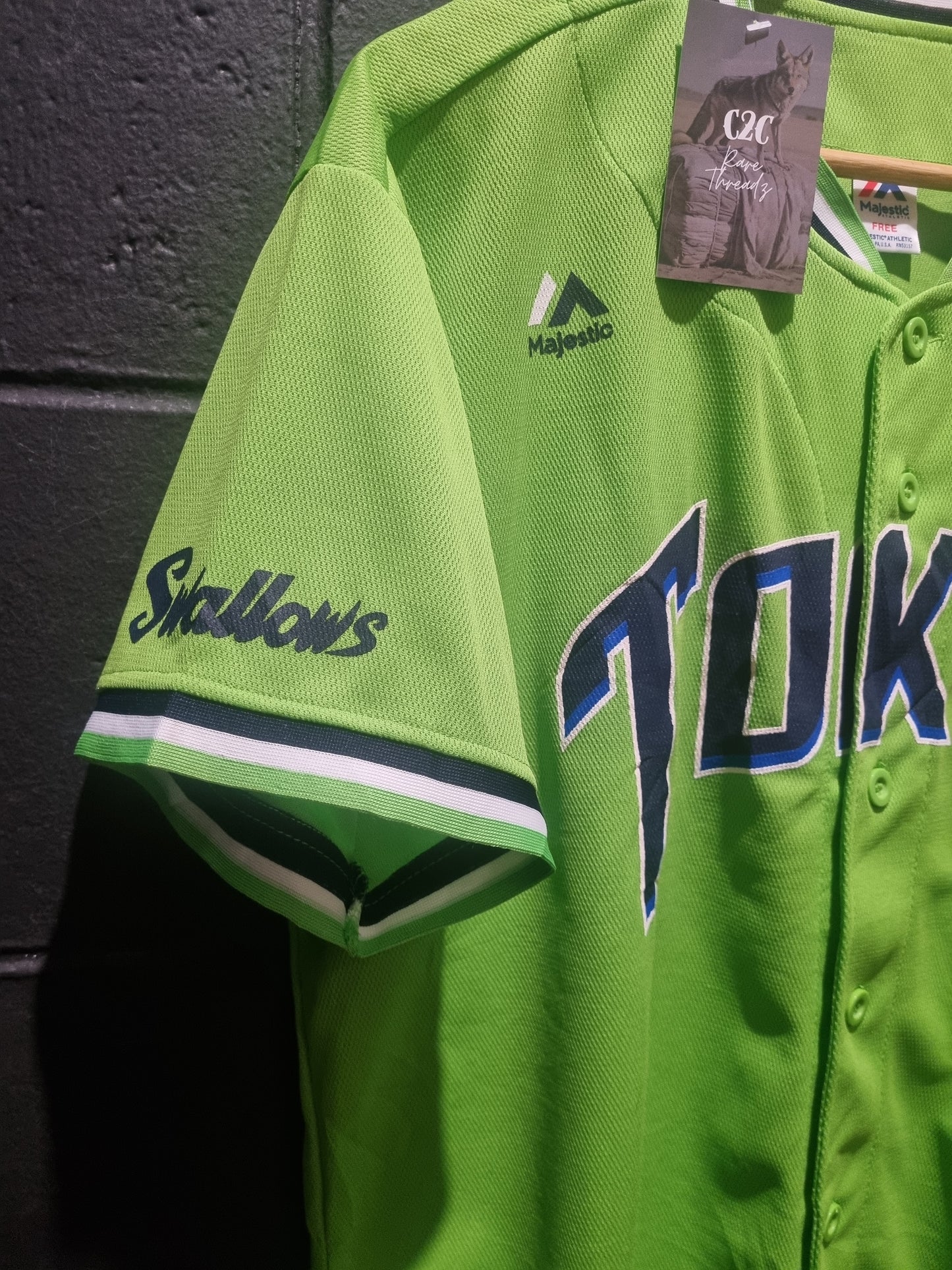 Tokyo Yakult Swallows Majestic Made in USA Large