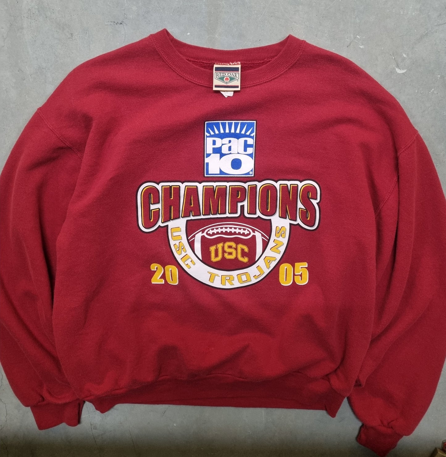 USC Trojans 2005 Pacific 10 Champions Made by Red Oak Medium